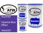 Preview: Hummer, Imperial Blue Effect, WA403P: 500ml Lackdose + 500ml Klarlack + 250ml Härter - Set, von ATW Autoteile West.